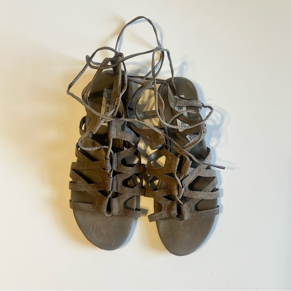 Steve Madden Tan Gladiator Sandals